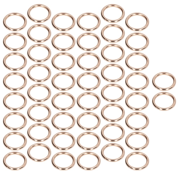 Anillos De Metal 50 Piezas 15x3 Mm Material De Hierro Resistente Y Duradero