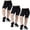 3 Pack Black, variant on Boys Kids Girls Athletic Compression Quick Dry Shorts Active Performance Shorts 5-16T