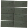 thumbnail image 4 of KAJNBN 10Pcs Rectangular Envelopes for Wedding Invitations Greyish-Green Classy Simplicity 8.7x4.3x0.04In, 4 of 8