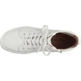 thumbnail image 5 of Lucky Brand Eisley Salt White Lace Up High Top Sneaker Hiker Combat Booties (Salt White, 8), 5 of 6
