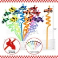thumbnail image 5 of 12 Pack Race Car Birthday Party Favors Set for Boys Kids Keychains Straws Slap Bracelets Mini Race Cars Sticker Racing Car Theme Birthday Party Supplies Baby Shower Treat Gift Goodie Bag Pinata Filler, 5 of 7