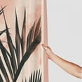 thumbnail image 3 of Awypu Shower Curtain Tropical Leaves Towel Design Waterproof Multiple Sizes White, 3 of 7