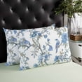thumbnail image 4 of Farmhouse Flowers Pastoral Throw Pillow Cover, Pillowcase Protectors with Zipper, Breathable Decorative Lumbar Pillow Case Cover, Pillow Shams for Couch Sofa 12x20Inch, 4 of 7