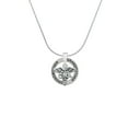 thumbnail image 2 of Delight Jewelry Silvertone Caduceus - CNA Silvertone Grandmother Ring Charm Necklace, 18", 2 of 4