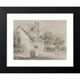 thumbnail image 2 of Henry Monro 14x12 Black Modern Framed Museum Art Print Titled - Aldenham Church, Hertfordshire (1812), 2 of 5