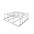 thumbnail image 2 of Ninja XSKRACKXL Woodfire Rib Rack, Compatible with OG800 and OG900 Series, Smokes 4 Full Racks of Ribs, Elevates Ribs for All-Around Airflow, Even Bark, Steel, Silver, 2 of 4