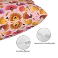 thumbnail image 5 of Cauagu Happy Thanksgiving Turkey Print Pillow Covers with Envelope Closure,1PC Pillow Cases Decorative Pillow Case for Bed & Couch, Pillows Not Included-16"x24", 5 of 6