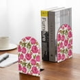 thumbnail image 5 of Lsque Rose Flowers Printed Wood Bookends,Non-Skid Bookend for Shelves,Heavy Duty Support Bookends,Non-Slip Foam Pads for Office, Home, and Library,1 Pair, 5 of 8