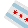 thumbnail image 3 of Yehwow Chicago State Flag With Four Star Metal Car Plate Aluminum License Plate, 3 of 6