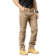 thumbnail image 5 of Lightweight Water Resistant Tactical Work Pants for Men 4 Way Stretch Ripstop Multi Pocket, S, 5 of 8