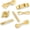 C-7Pcs, variant on 7 count Hair Barrettes for Women, Metal Hair Clips, Simple Spring Snap Hair Barrettes Large for Thin Hair Ponytail Accessories (C-7Pcs)