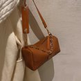 thumbnail image 4 of Sywqhk Moda Mujer Pu Cuero Lychee Axila Bolsos Casual Cadena Bolsos (Marrón) Sywqhk Para estrenar, 4 of 7