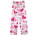 thumbnail image 4 of Valentines Day Gifts!Iyufng Valentine's Day Womens Pajama Sets,Casual Loose Fashion Valentines Love Heart Printed Long Pants Long Sleeve Turndown Collar Sleepwear Sets S-XXXL, 4 of 4