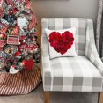 thumbnail image 4 of Valentine''s Day Pillow Covers 18X18 Set of 4 Polka Dot Red Rose Heart Truck Love for Valentines Day Decor Outdoor Valentine Decorative Throw Pillows Cushion Case Decorations for Couch Sofa, 4 of 6