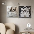 thumbnail image 5 of Glam Parisian Pups Set Acrylic Fashion Wall Decor by Art Remedy, Ready to Hang, 24 x 24, 5 of 6