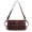 Light brown, variant on Punk Ruffle Rivet PU Underarm Handheld Shoulder Crossbody Bag Fashion Street Trendy Small Bag Unique Handbags in Black for Daily Outfits