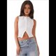 thumbnail image 3 of Chaleco de Mujer Sin Mangas, Cuello Redondo, Corte Ajustado, Acanalado, con Botones, , Talla M, 3 of 10