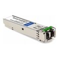 thumbnail image 1 of AddOn - SFP (mini-GBIC) module d'Émetteur-Récepteur (Équivalent à: Juniper Networks EX-SFP-GE80KCW1370) - GigE - 1000Base-CWDM - LC Monomode - jusqu'à 43,5 miles - 1370 nm - Conforme TAA - pour Réseaux Juniper Série NFX Services Réseau Plateforme NFX150, NFX350; Série QFX10016, 1 of 3