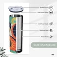 thumbnail image 6 of PAYOHTO retro geometric figures 20 Oz Stainless Steel Mug Tumblers Cup for Men Women Insulated Slim Thin Travel Tumbler, 6 of 7