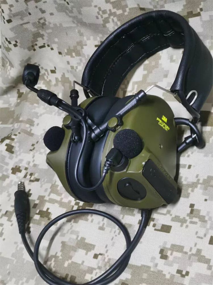 TCA PELTOR Comtac XPI VI C5 C6 Tactical Headset Noise Reduction