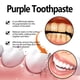 thumbnail image 4 of Pasta de dientes blanqueadora de dientes morada Oralhoe, 4 of 10