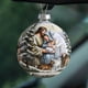 thumbnail image 3 of Christmas Car Hanging Ornament Religious Nativity Scene Acrylic Pendant for Car Mirror Home Decor Holiday Gift Christian Blessing Auto Interior Accessory, 3 of 5