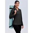 thumbnail image 5 of Pinspark Women's UPF 50+ Sun Shirts Long Sleeve Workout Tops Lightweight V Neck Hiking Running Fishing Golf Shirt for Summer, 5 of 6