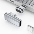thumbnail image 1 of USB C Magnetisk Adapter 24pin Typ C Kontakt 40gbp/s Pd 100w Snabbladdningsomvandlare för 3, 1 of 5