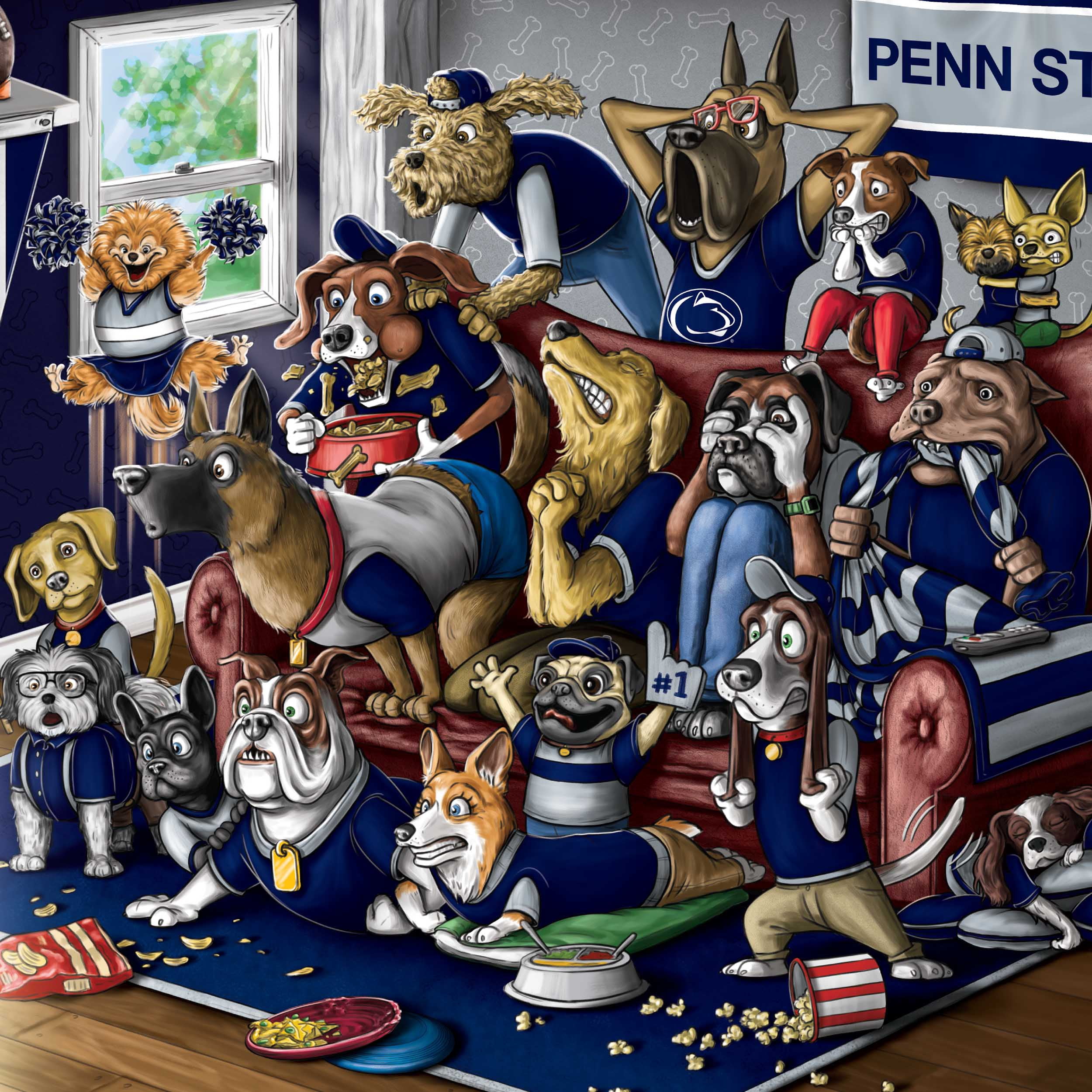 YouTheFan NCAA Penn State Nittany Lions Purebred Fans Wall Art