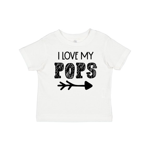 Inktastic I Love My Pops with Arrow Boys or Girls Baby T-Shirt