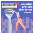 thumbnail image 3 of joy Razor for Women, 5 blades, Manual Razor, Handle +2 Blade Razor Refills, Lavendar, 3 of 9