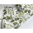 thumbnail image 2 of Tulips Art Bed Runner Set, Modern Design of Chill Blooming Flowers with Leaves Greenery Print, Decorative Bedding Scarf & 2 Pillow Shams for Hotels Homes, King, Pistachio Green White, by Ambesonne, 2 of 3