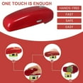 thumbnail image 3 of Electric Can Opener, Hands-Free, Smooth Edge, Battery Powered for All Round Cans, Red, 3 of 8