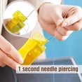 thumbnail image 5 of Auto Needle Threader for Hand Sewing, 2024 New Easy to Use Needle Threaders Tool Self-Thread Guide DIY Apparel Plastic Sewing Accessories Threader for Hand Stitching, Sewing Machine, 5 of 7