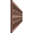 thumbnail image 3 of Ekena Millwork 46 5/8"W x 8"H x 3/8"T Cambridge Fretwork Moulding, Walnut, 3 of 13