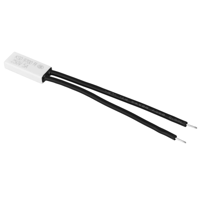 No Temperature Control Switch Thermostat Thermal Protector 10pcs KSD9700 Normally Open Temperature Control Switch Thermal Protector Plastic Probe