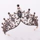 thumbnail image 4 of Corona de novia barroca vintage, corona de princesa de cristal, tiara de novia con diamantes de imitación, diadema para boda, para novia, mujer, baile de graduación, desfile, 4 of 8
