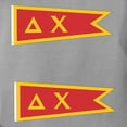 thumbnail image 3 of CafePress - Delta Chi Flag T Shirt - Womens Comfort Colors® Shirt, 3 of 4