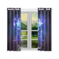 thumbnail image 3 of CADecor Constellation Zodiac Sign Gemini Window Treatment Panel Curtains Window Curtain Kitchen Curtain,Two Piece 26x39 Inches, 3 of 4