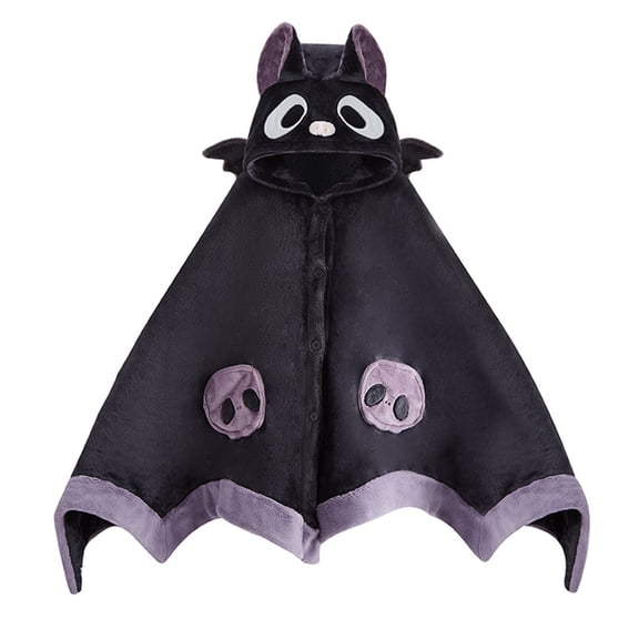 HUISZJ Wearable Blanket Soft Bat Model Blanket Cloak - Cozy Plush Fleece Blanket - Angel Wrap Throw for Office