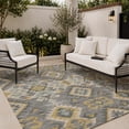 thumbnail image 3 of Addison Rugs Chantille Indoor/Outdoor Transitional Southwest Gray Machine Washable Rectangle Rug, 10' x 14', 3 of 8