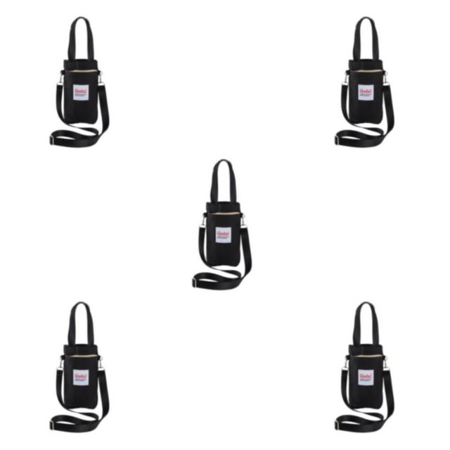 Xingzhi Unisex Fashion Shoulder Bag Convenient And Versatile Suitable For All Occasions Crossbody Black 5Set