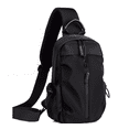 thumbnail image 1 of Bolso Cruzado Crossbody Y Mochila Para Hombre Con Usb Negro, 1 of 5
