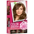 thumbnail image 2 of Garnier Color Sensation Hair Color Cream, 6.0 S'mores by the Fire (Light Natural Brown), 1 kit, 2 of 12