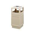thumbnail image 1 of Safco Canmeleon Recessed Panel Side Open - Frêne / Poubelle - 38 gal - Extérieur - Polyéthylène Haute Densité (HDPE), Acier Inoxydable - tan, Acier Inoxydable, 1 of 1