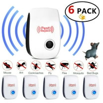 6PCS Ultrasonic Pest Repeller Control Electronic Repellent Mice Bug Rat Reject