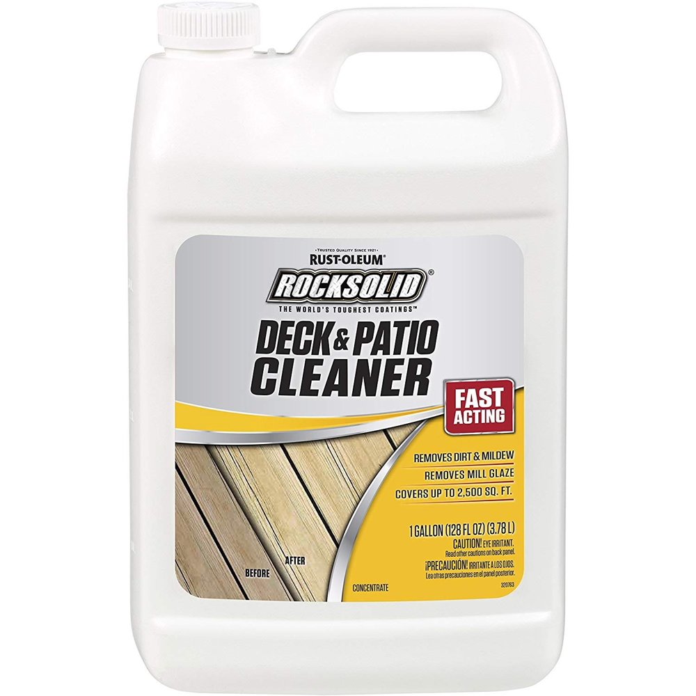RustOleum 60635 RockSolid Deck and Patio Cleaner, 1 Gallon