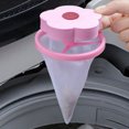 thumbnail image 3 of Peggybuy Machine à Laver Attrape-Fourrure Réutilisable en Forme de Fleur (Rose), 3 of 8