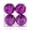 Purple, variant on National Tree Company Christmas Ornaments, Lime Green, Swirling Glitter, Shatterproof, Set of 4