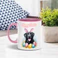 thumbnail image 5 of Happy Easter Labrador Retriever with Bunny Ear Headband and Flowers 11oz Accent Two-tone Mug Lab Dog Lover Gifts Coffee Tea Cup - 13001, 5 of 5